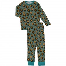Maxomorra Lion Jungle ls pyjama set - oroszlános pizsama